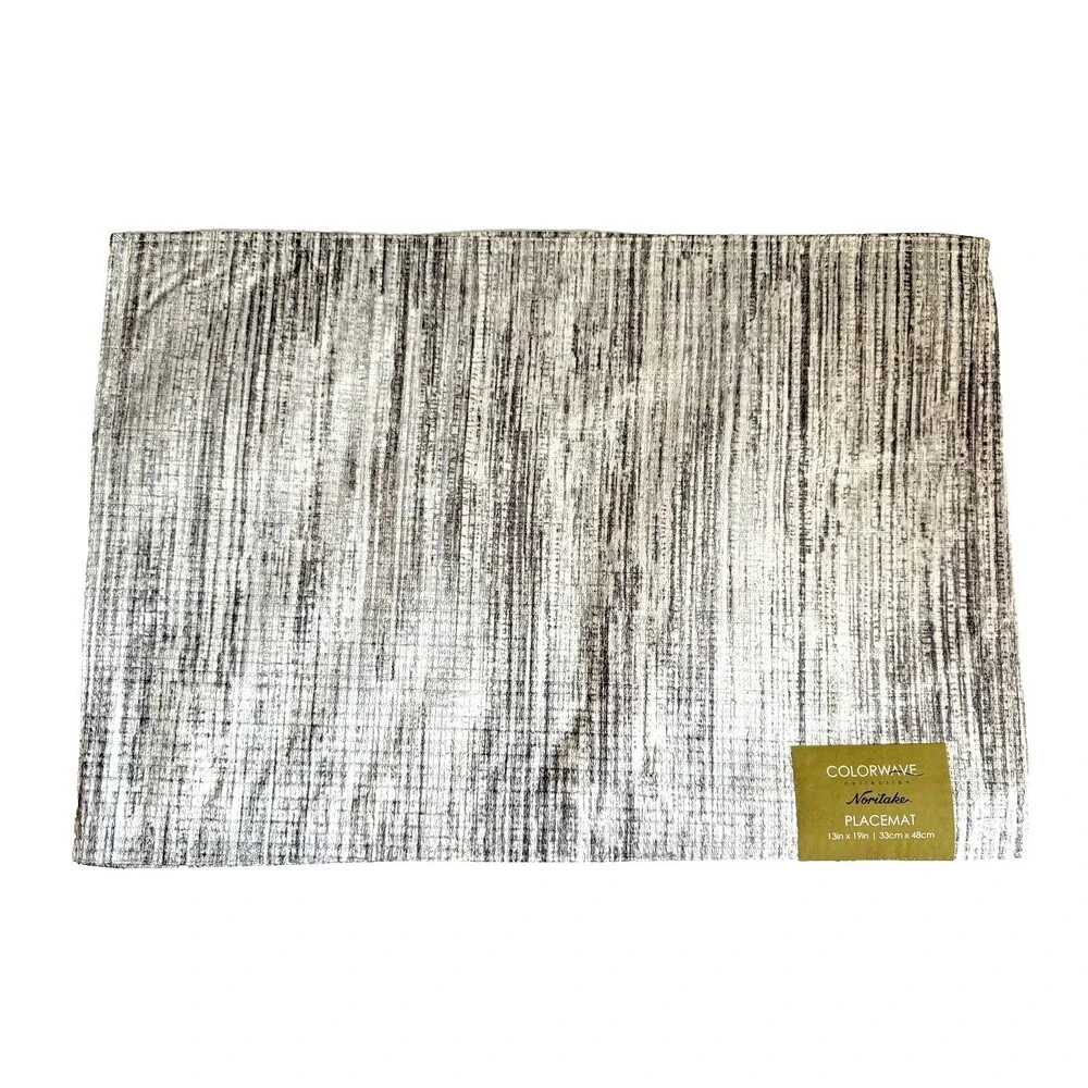 Noritake Colorwave Fabric Placemats Grey 18